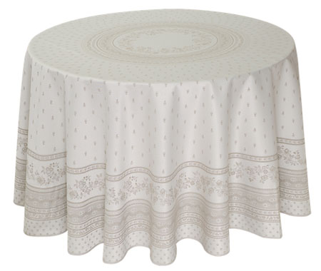 French Jacquard tablecloth Teflon(Marat d'Avignon / Durance line
